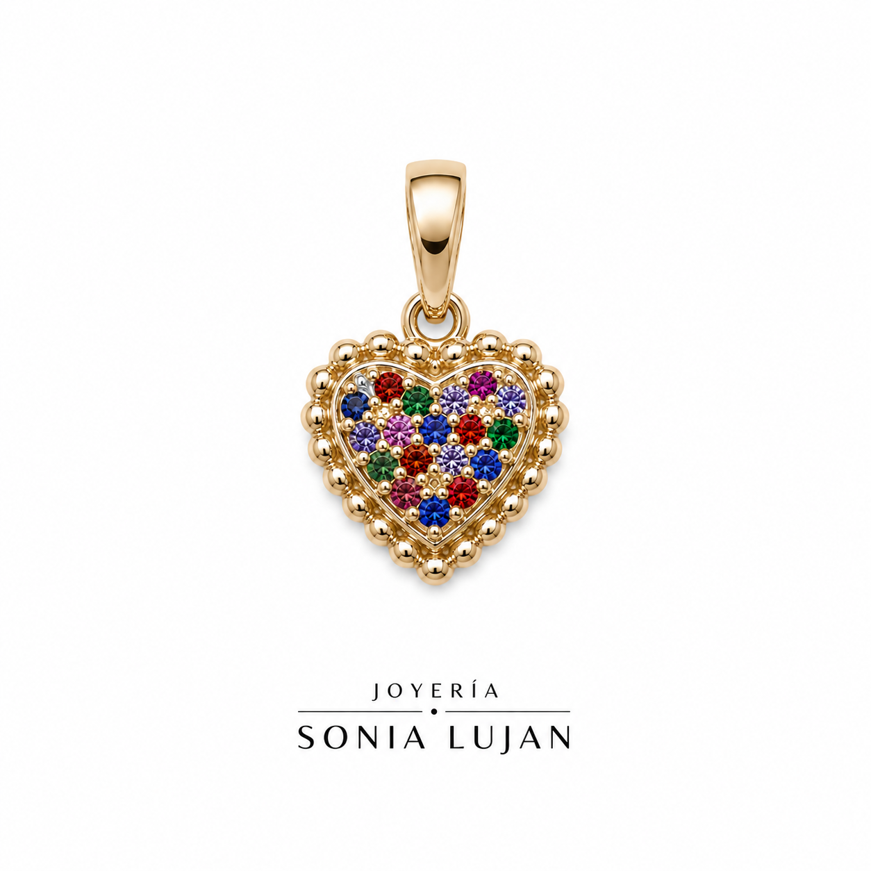 Corazón Brillante Oro 18K