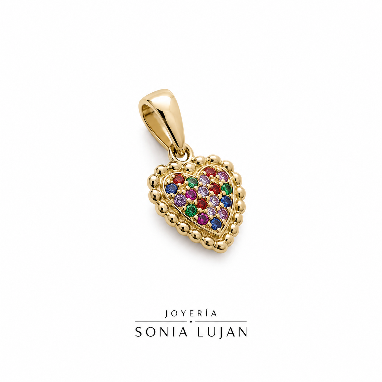 Corazón Brillante Oro 18K