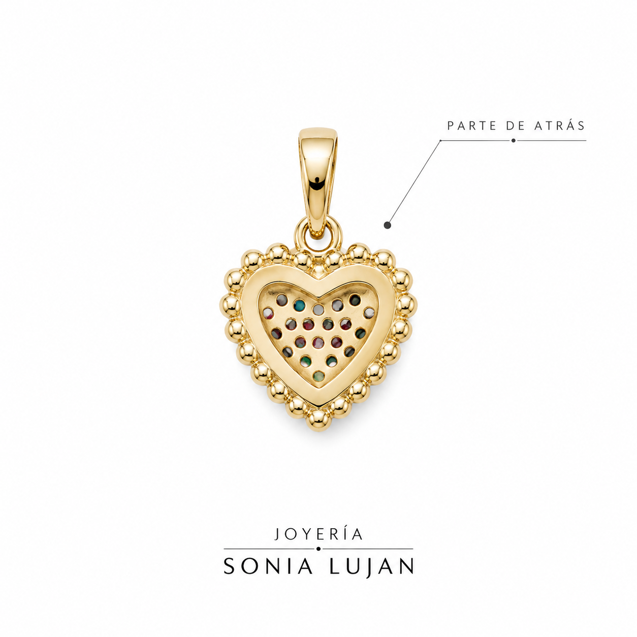 Corazón Brillante Oro 18K