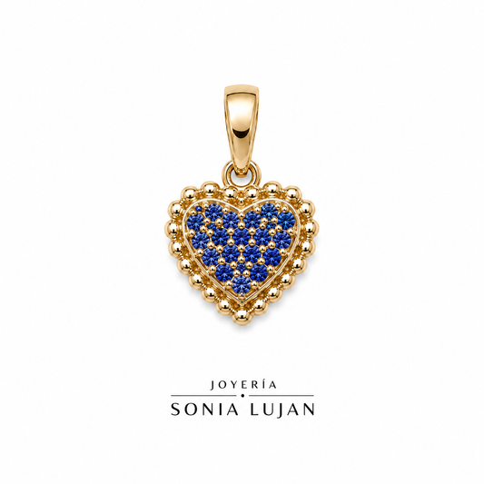 Corazón Brillante Oro 18K