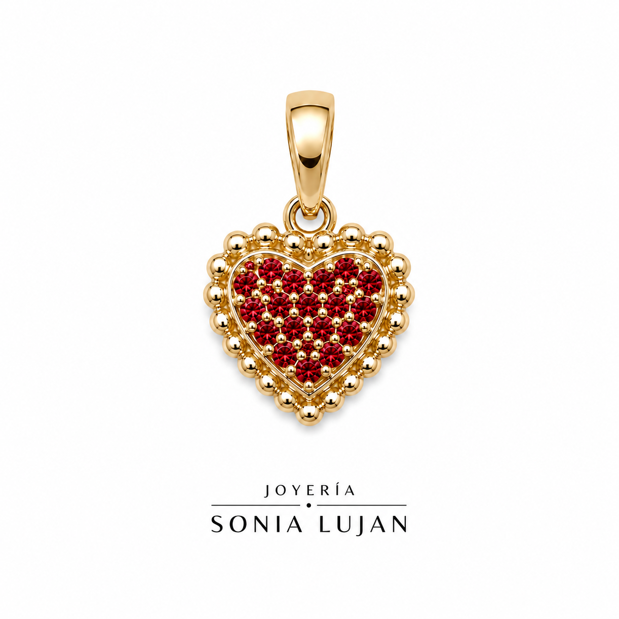 Corazón Brillante Oro 18K