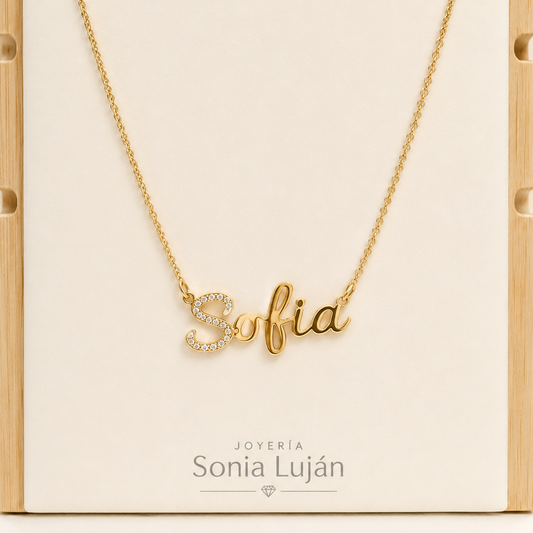 Nombre en Oro 18k